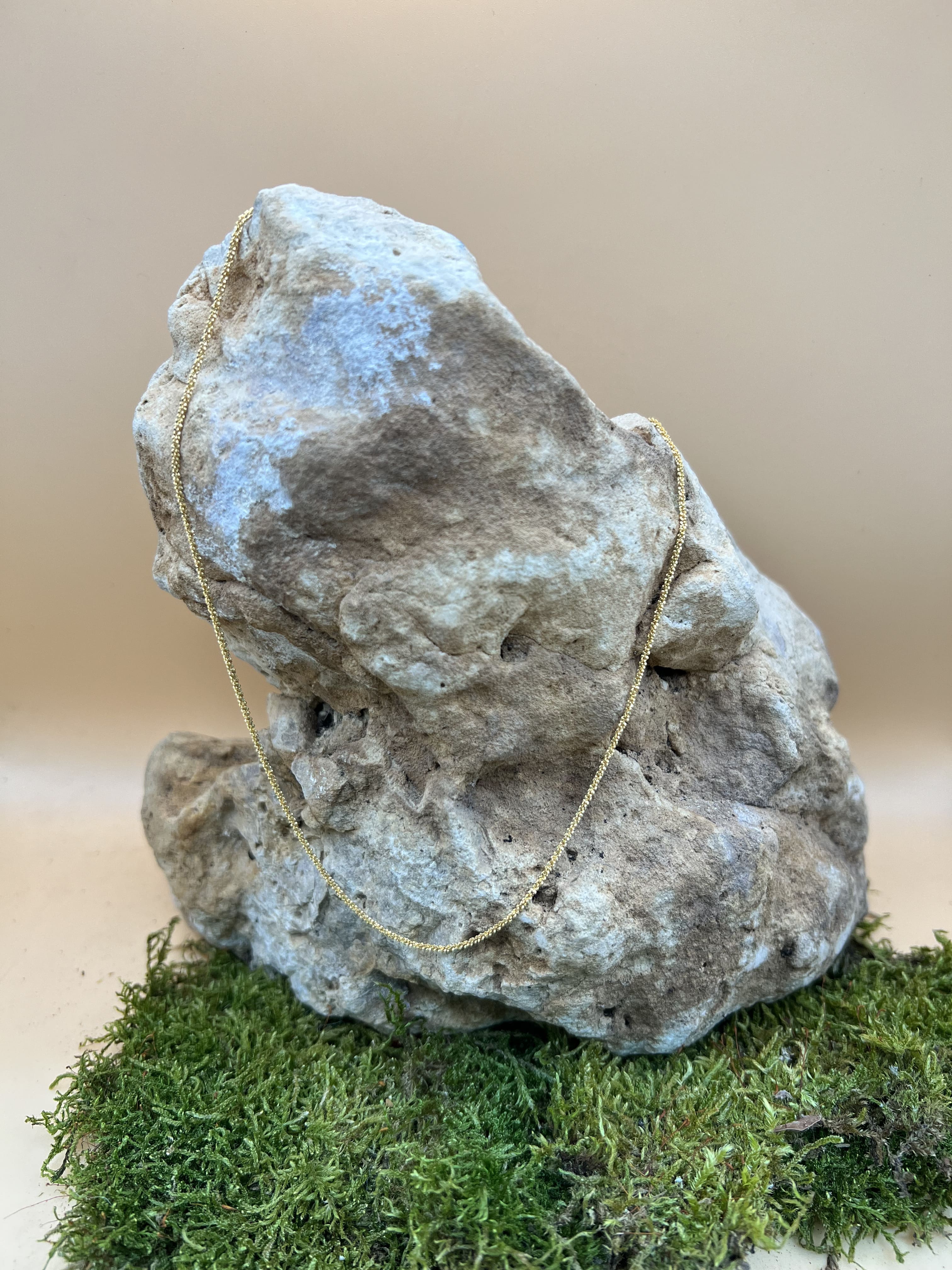 Criss-Cross Kette gold, 50cm