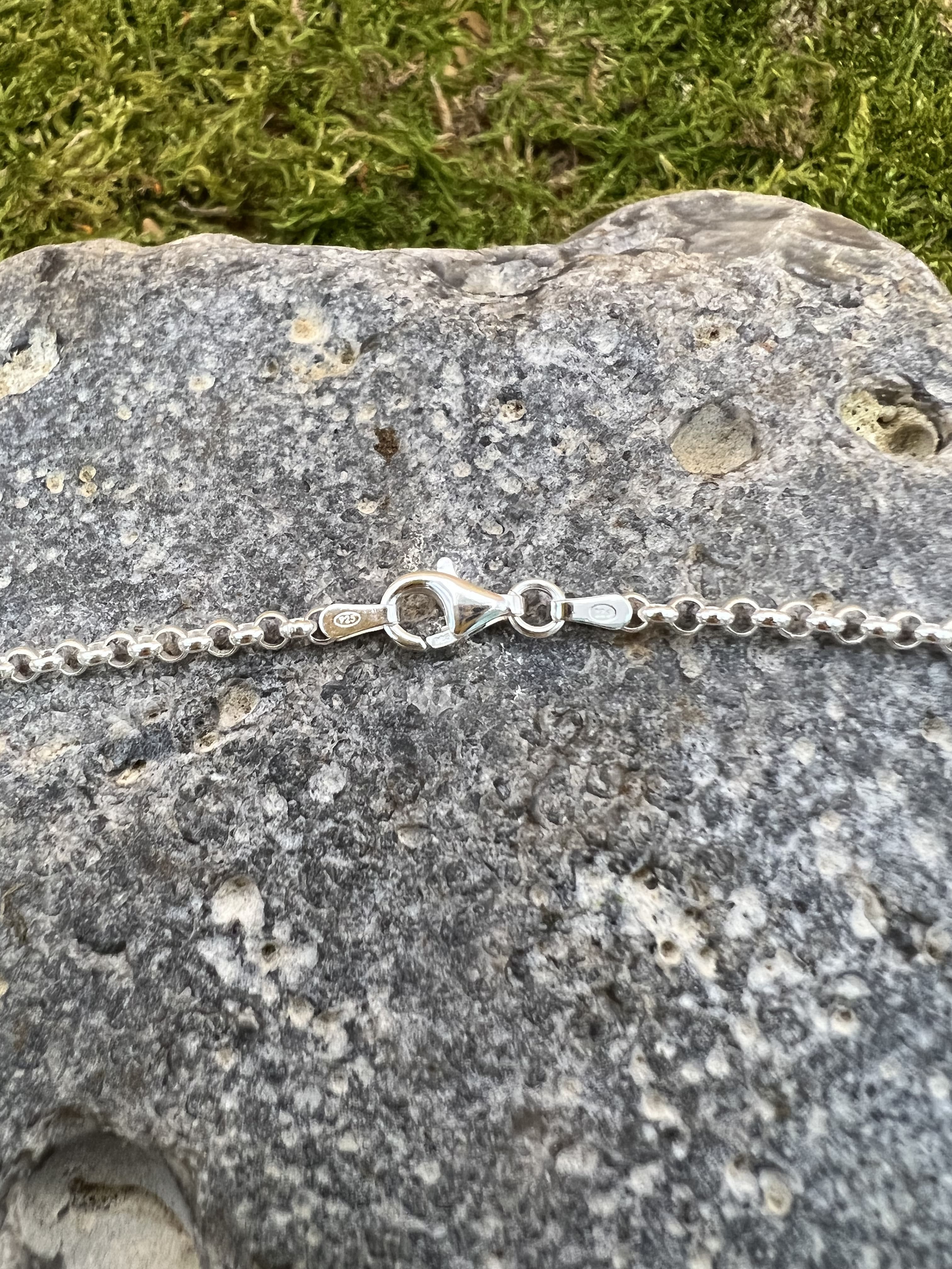 Erbskette silber, 42cm