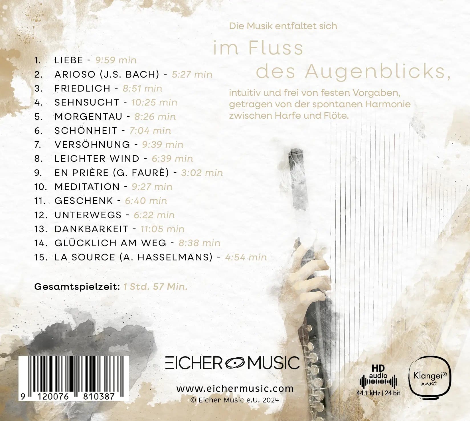 Klangkarte Harfe & Flöte - Im Einklang Klangkarte Harfe & Flöte - Im Einklang